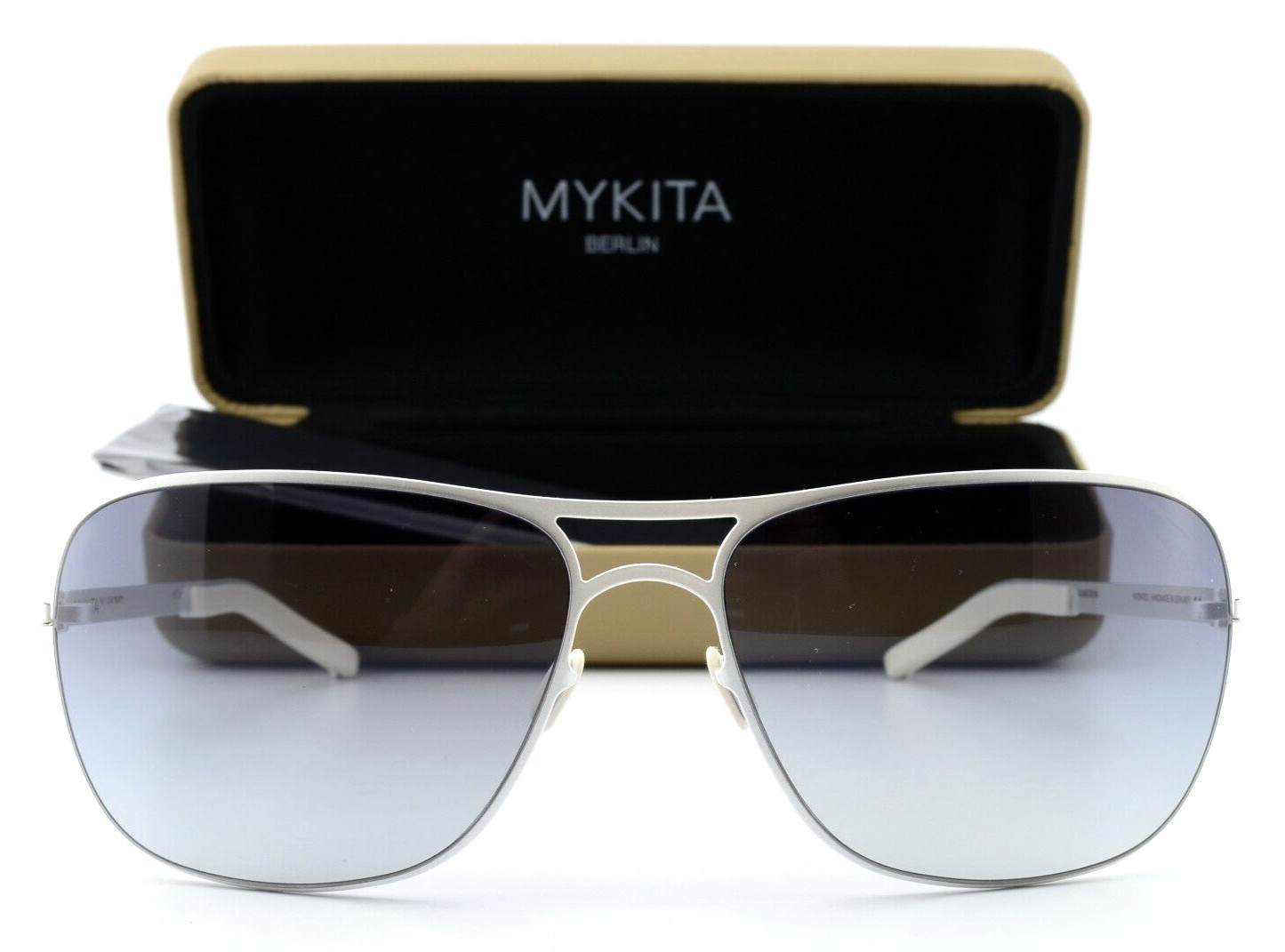 МИКИТА Зонненбрилле №1 SUN BURT Col050 Hellgrau Silber 61-16 135 Flex Lite M-L