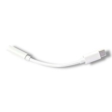 USB-C to 3.5mm Earphone Adapter Type-C Audio Jack for Android White   