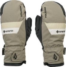 Volcom Stay Dry Gore-Tex Men's Winter Mittens, Military, Medium