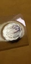1975 Bahamas 10 Cents Gem Proof Coin Idbn1.