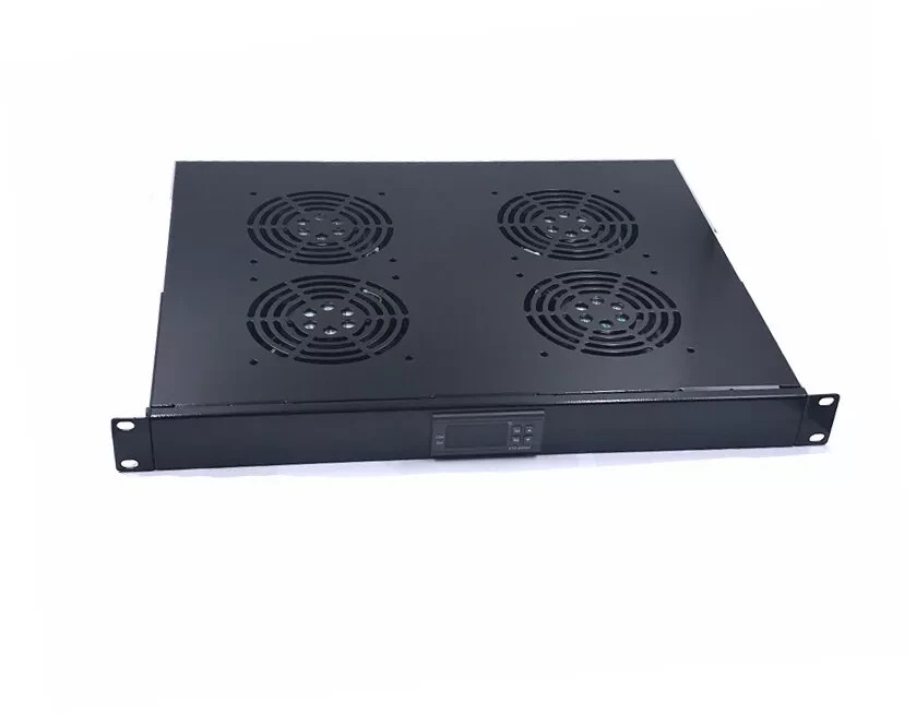 Rack Mount Server Digital Temperature Control Unit with Fan System 110V 1U