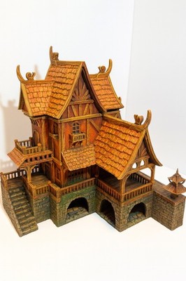Tabletop Gelände Gebäude Timeless Realms  Fantasy 28mm Unbemalt