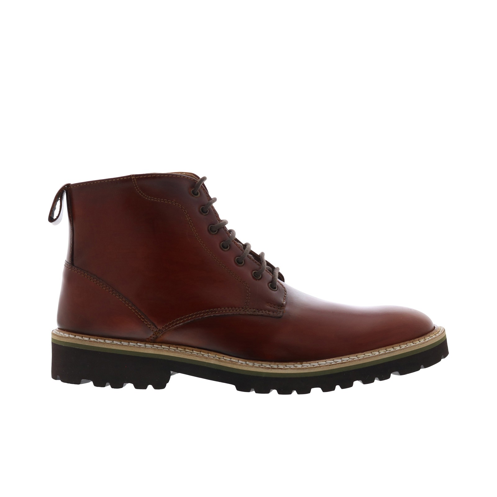 Steve Madden P-Krypto Mens Brown Leather Lace Up Casual Dress Boots 8 9390₽