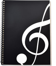Music Notebook Composition Manuscript Staff Notebook with 100 Pages 10.24x7.5 in