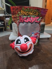 RARE Bozo The Clown Sneaker Headz Foam Collectible Madballs Inspired