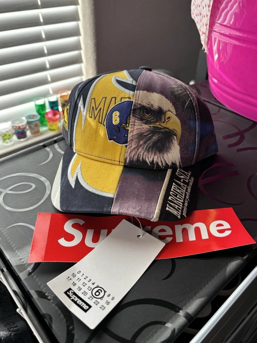 Supreme MM6 Maison Margiela Eagle Split 6 Panel Hat Navy SS26