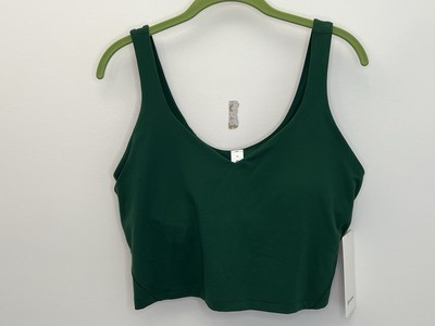 NWT Size 14 Lululemon Align Tank Top Light Support A/B Cup EVRG Everglade Green