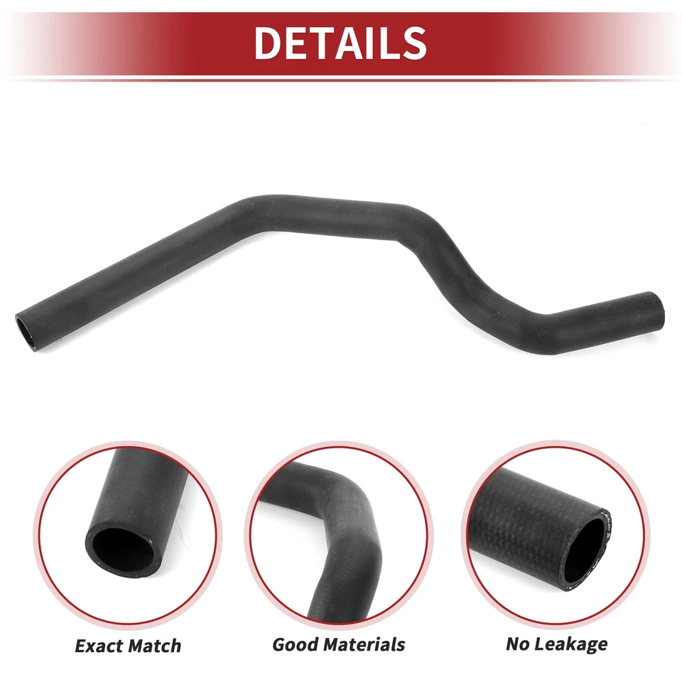 Radiator Hose for Acura Legend 3.2L 1993-1995 No.19502PY3010 Rubber Black 1 Pcs Foto 4 de 4