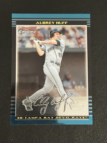 2002 Bowman Chrome Aubrey Huff #146 card
