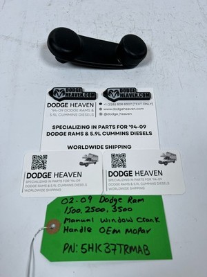 OEM 2002-2009 Dodge Ram 1500-3500 Manual Window Crank Handle
