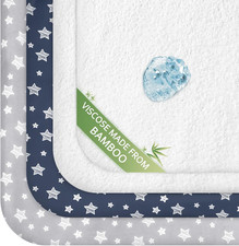 Pack and Play Sheets  Waterproof Terry Pack N Play Mattress Protector Pad Cover