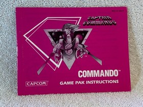 Commando (Nintendo NES, 1986) CID Complete Very Nice