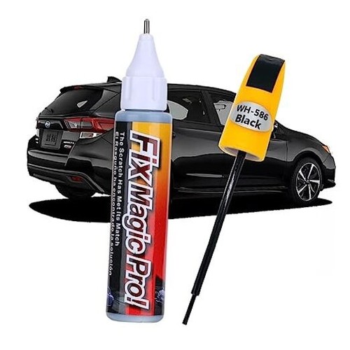 Black Touch Up Paint for Cars, Two-In-One Car Paint Scratch Repair Pen, Quick