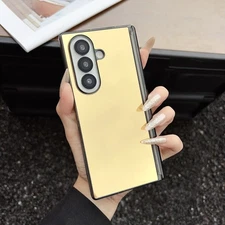 For Samsung Galaxy Z Fold 4 5 6 7 Shockproof Glossy Mirror Protective Case