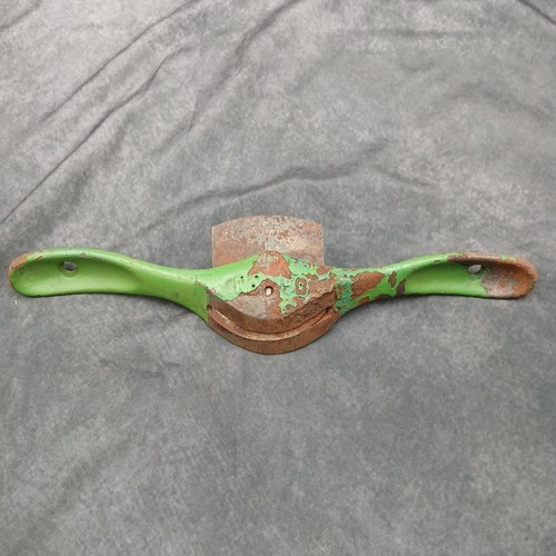 Vintage KUNZ 55A? Spokeshave Radius Concave Half Round Spokeshave Spar Green Red - Picture 2 of 8