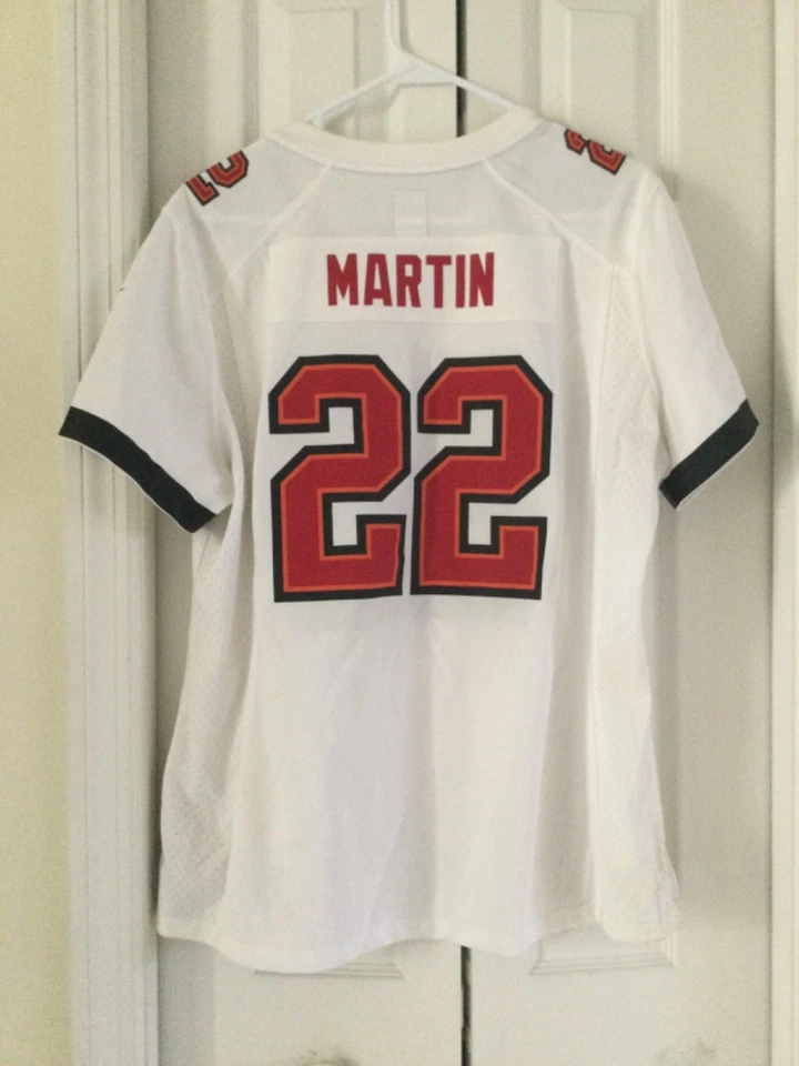 Camiseta blanca de los Tampa Bay Buccaneers Doug Martin 22 NFL Nike On Field para mujer XL Foto 2 de 4