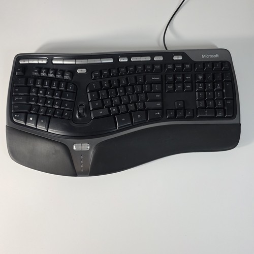 Microsoft Natural Ergonomic Keyboard 4000 v1.0 Wired USB KU-0462 – Black Tested