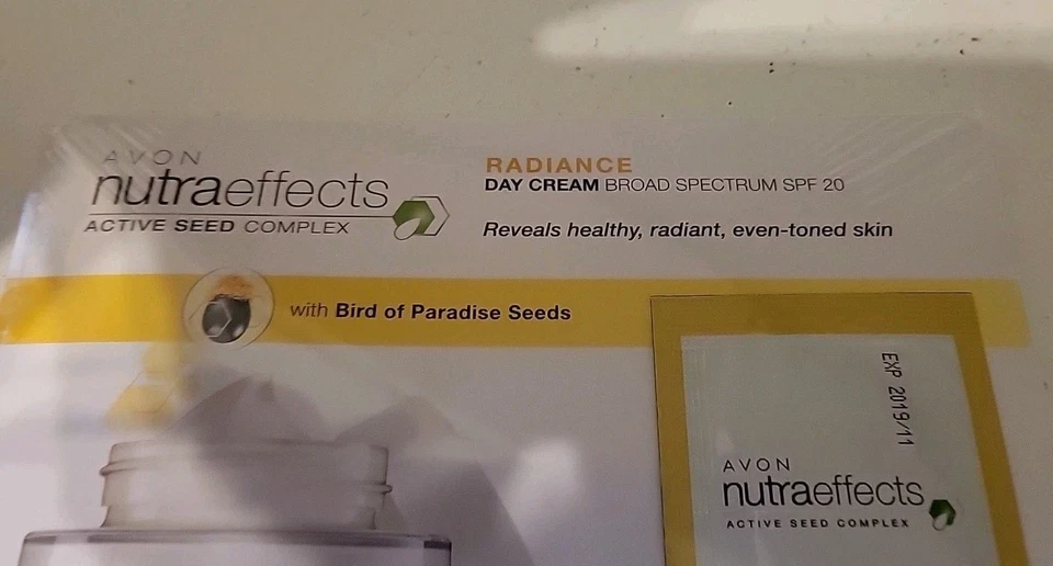 AVON-NUTRA EFFECTS -RADIANCE Day Cream & BALANCE & HYDRATION Night Cream SAMPLES - Image 3 of 4