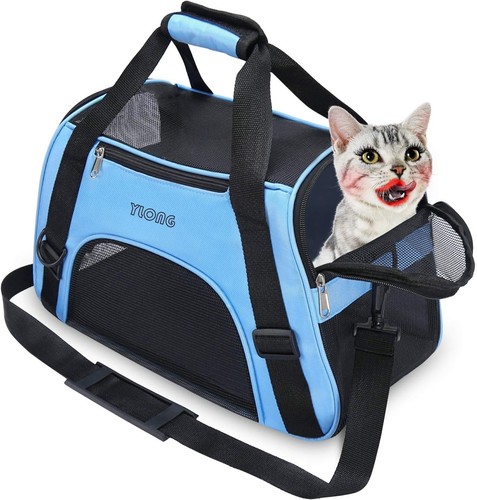 YLONG Cat Carrier Airline Approved Pet Carrier,Soft-Sided Pet Travel Carrier for