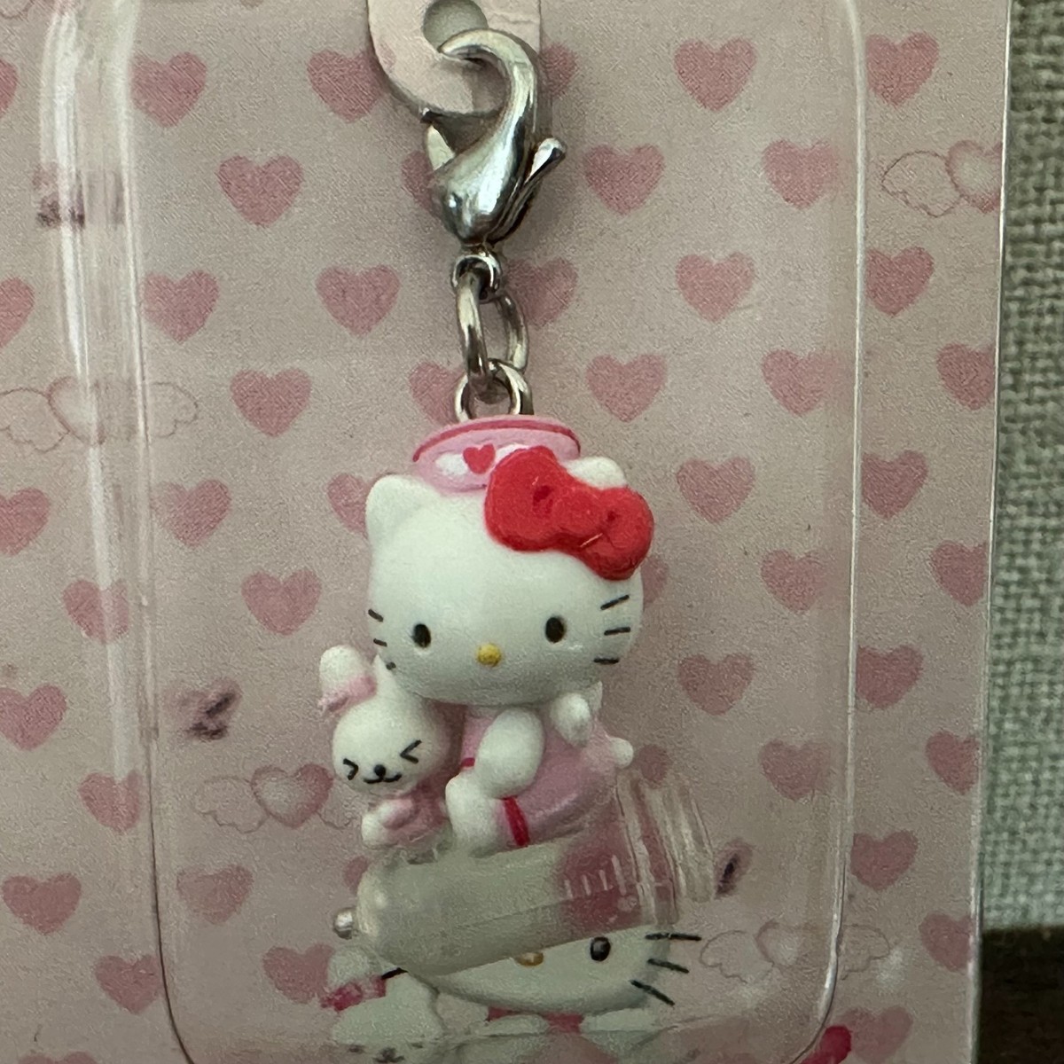 Hello Kitty Nurse Angel Medical Version Rare Vintage Keychain