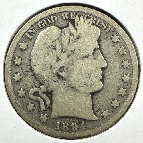 1894-S 50C Barber Half Dollar (88796)