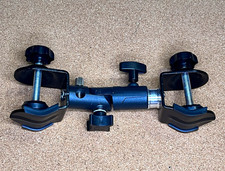 Dual Clamp Mount Adjustable Articulating Arm Bracket for Camera