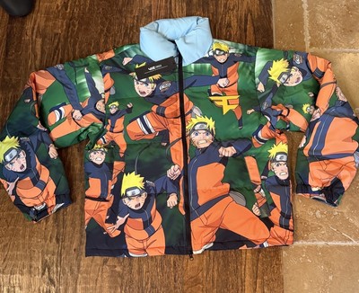 Faze x Naruto Shippuden Shadow Clone Puffer Jacket, Size S Anime-Inspired