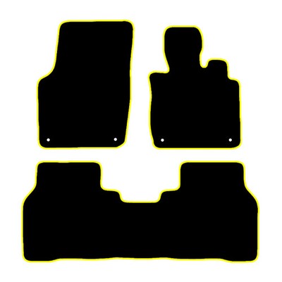 CAR FLOOR MATS FOR VW ID.7 (TOURER ESTATE) 2024 & ON ALL WEATHER BLACK CARPET