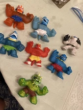 7 Goo Jitsu Stretchy Figurines Good Conditions All Different