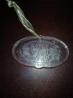 1998 Waterford Crystal Disney Mickey & Minnie Mouse 70th Anniv Ornament Etched