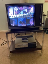 1978 Sears Roebuck Vintage Color Tv Touch Sensitive Buttons, Works Great!