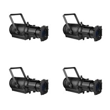 4pc/white warm 2in1 300W spot light led profile theatre studio stage lighting