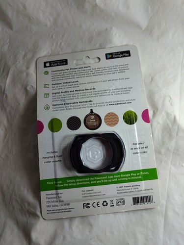 PAWSCOUT The Smarter Pet Tag Pet Finder for Cat or Dog - Sealed, Packaging Worn - 第 4/7 張圖片