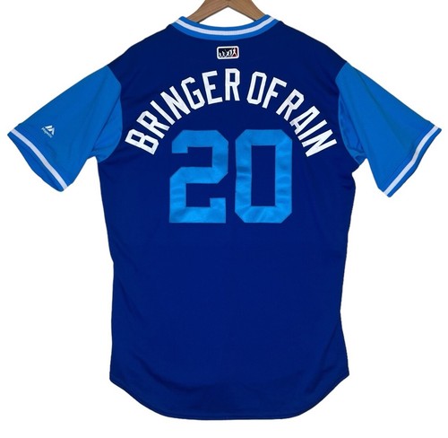 Herren Majestic MLB Toronto blau Jays Josh Donaldson #20 Bringer of Rain Trikot 44 - Bild 8 von 11