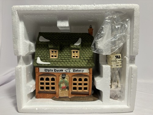 DEPT 56 WHITE HORSE BAKERY 5926-9 DICKENS VILLAGE SERIES 1988 VTG MINT - Picture 2 of 16