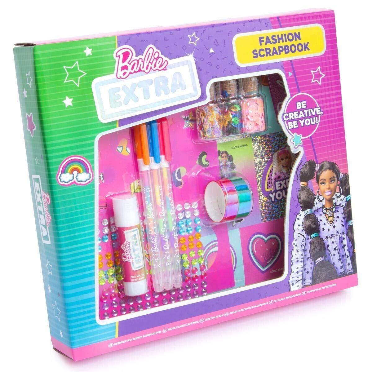 Barbie Scrapbooking Kit - Includes 99 Stickers, Scrapbook, Markers