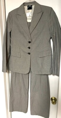 WOW! New ASPESI grey cotton suit sz 46 US 35 $555