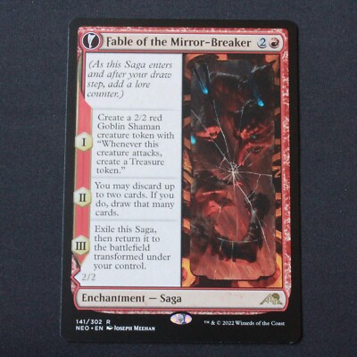Fable of the Mirror-Breaker 141 MTG Kamigawa: Neon Dynasty (NEO) Rare NM