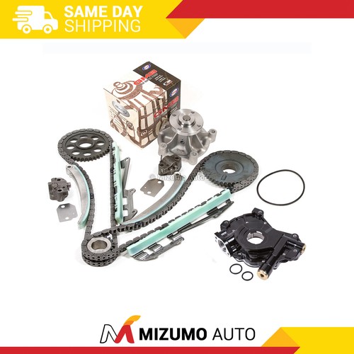 Timing Chain Kit Water Pump High Pressure Oil Pump Fit 01-04 Ford Mustang 4.6 - Picture 1 of 12