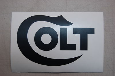 Colt Revolver Sticker Colt logo Hand gun Vinyl sticker decal cars trucks boats wall Firearms ...