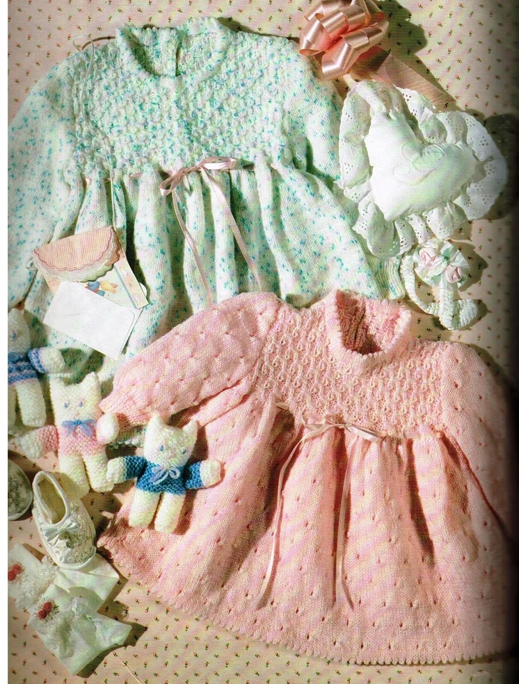 Vintage Patons Sweet Country Baby 1990 Patterns for Boys and Girls - Image 2 of 4