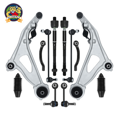12xFront Lower Control Arm Sway Bars Tie Rods for 2013-19 Nissan Pathfinder QX60