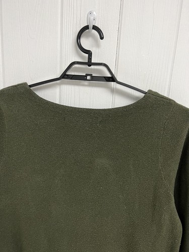 Max Studio Women's 3/4 Sleeve Forest Green Striped Pullover Sweater Size 1X - Picture 7 of 10