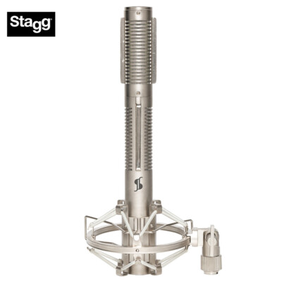 Stagg SRM75S Vocal/Instrumental Pro Stereo Ribbon Microphone with Shock Mount