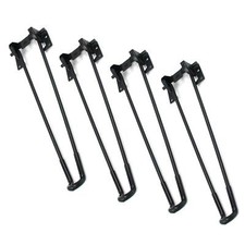 Furniture Legs 4 Pcs Hairpin Table Legs Heavy Duty Metal Folding Table Legs f...