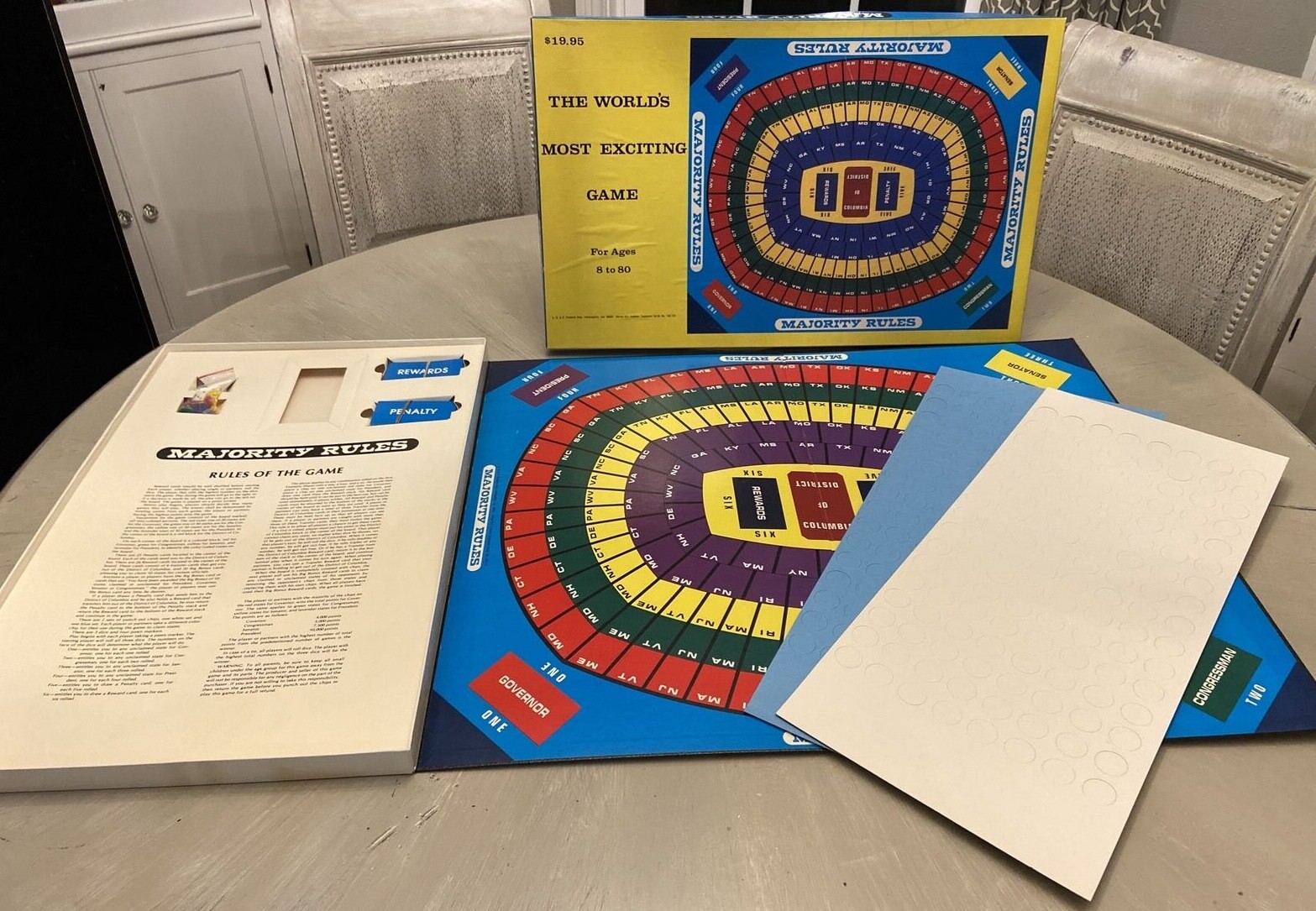 RARE Vintage Majority Rules Board Game Complete ~The World's Most Exciting  Game | eBay