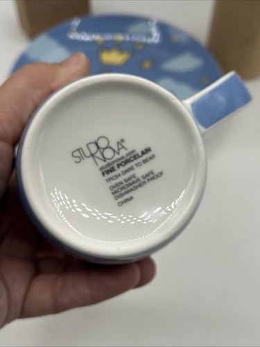 Studio Nova "Dare To Bear" Plate Bowl & Cup 3pc Place Setting w/ stars & clouds - Picture 21 of 24