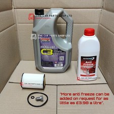 FOR AUDI A3 CABRIOLET 1.6 TDI 12-20 SERVICE KIT 5L OIL + FILTER SET + ANTIFREEZE