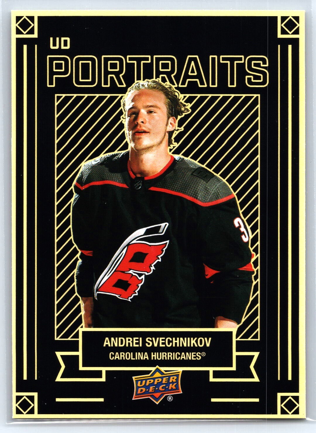 2022 UPPER DECK PORTRAITS INSERT #P-16 ANDREI SVECHNIKOV HURRICANES