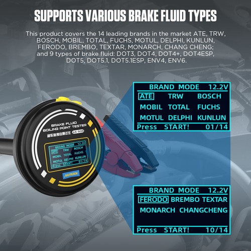 Automotive Brake Fluid Boiling Point Tester for DOT3 DOT4 DOT5 DOT5.1 ENV4 ENV6 - Picture 13 of 18